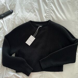 Cropped Naked Cashmere Sweater